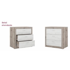 Royal 3 Fiókos Komód, Roy 13