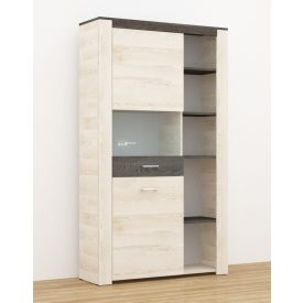Brema 110cm Vitrines Szekrény