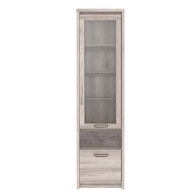 Vitrin 1D1W1S, nairobi gesztenye/onix, JESI