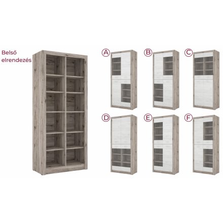 Royal 90-es Üveges Szekrény, roy3